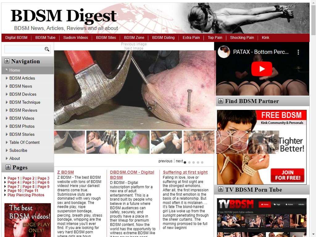 BDSM DIGEST - News, Articles, Reviews, Stories, Photos and Videos