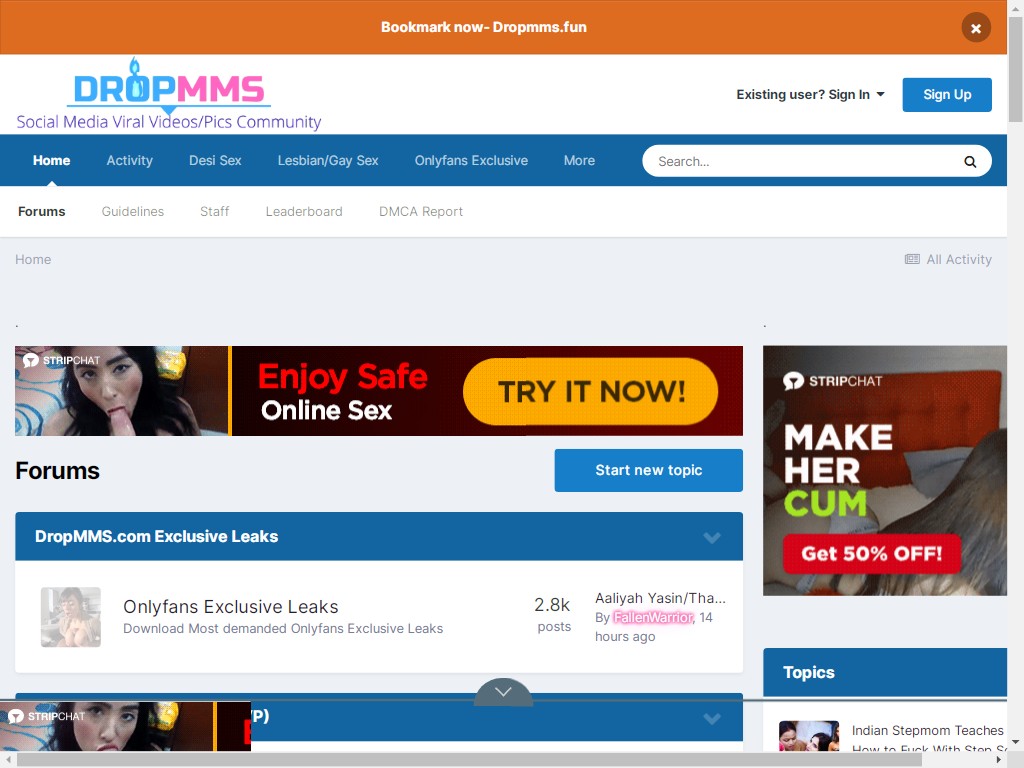 DropMMS Forum: Download Exclusive desi original videos, photos without watermark on our forum site