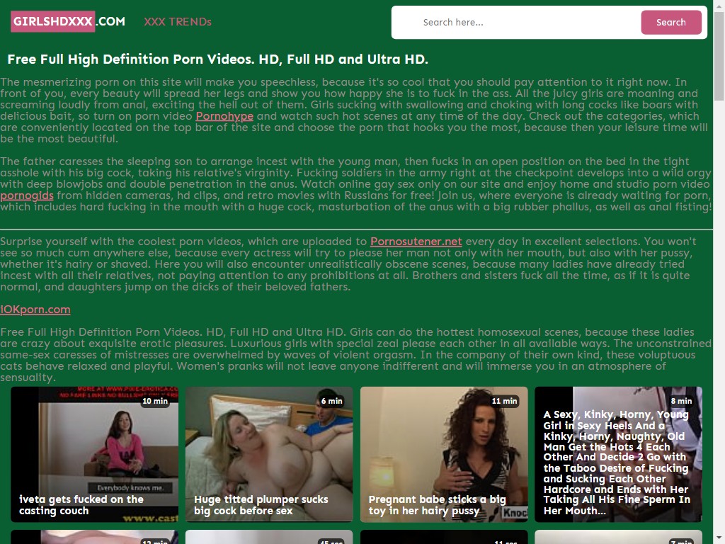 Website screenshot