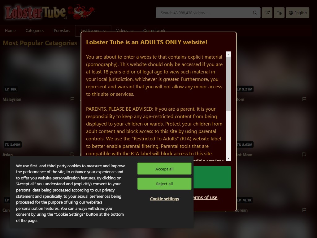 Website screenshot